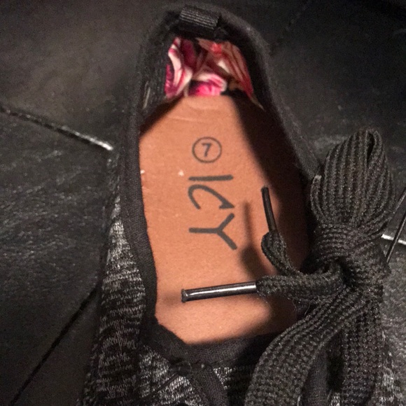 ICY sneakers with laces black & gray - Picture 5 of 6